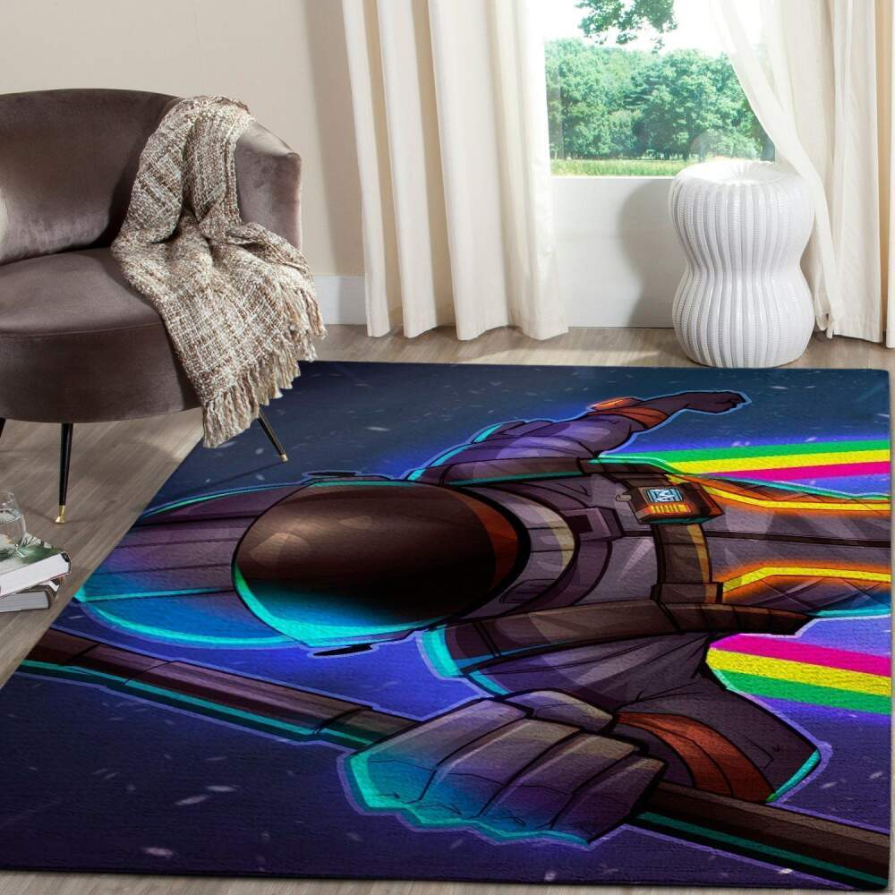 Fortnite Area Rug Video Game Gamer Regtangle V2  Chussin | Home Decor Easily