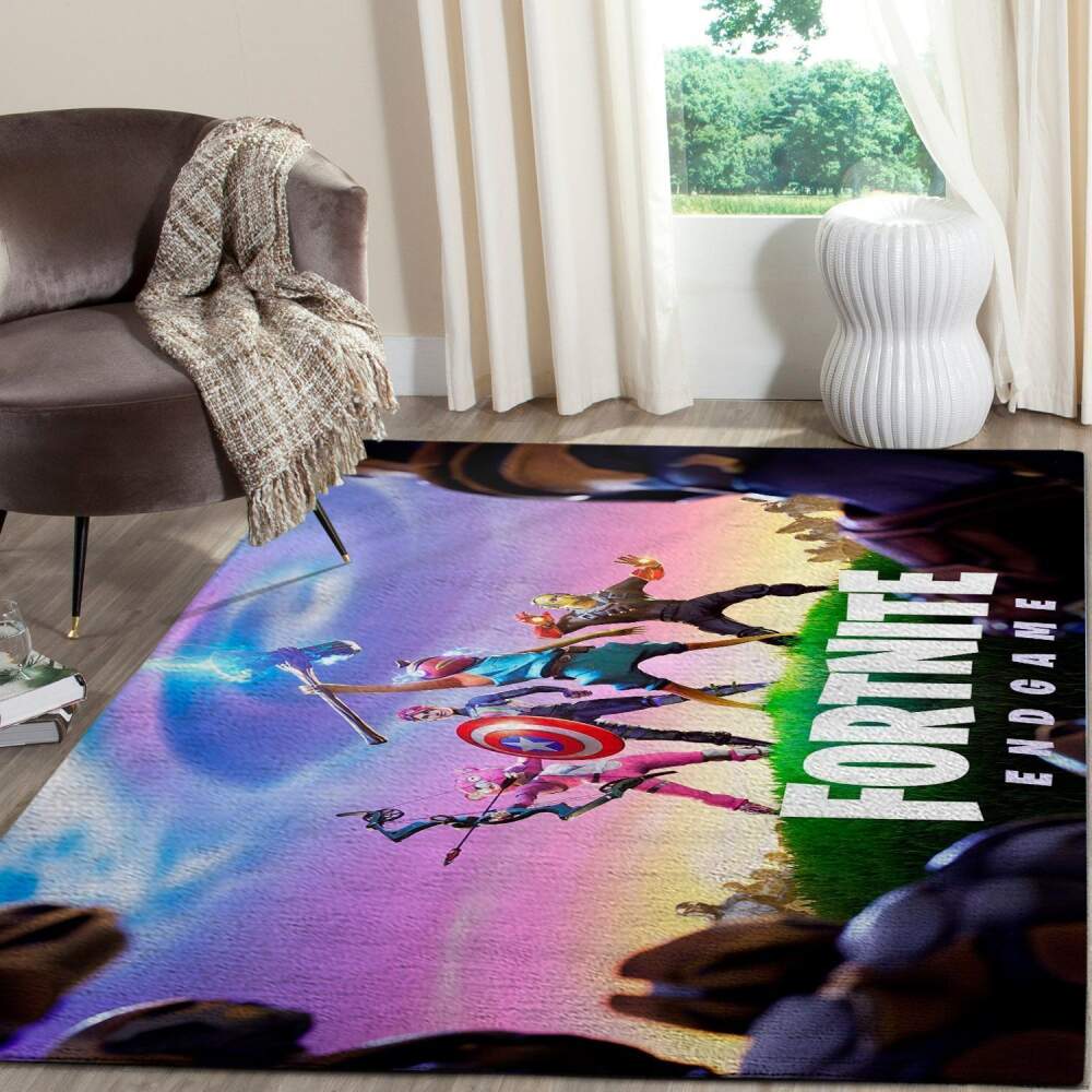 Fortnite Area Rug Video Game Gamer Regtangle V39  Chussin | Home Decor Easily
