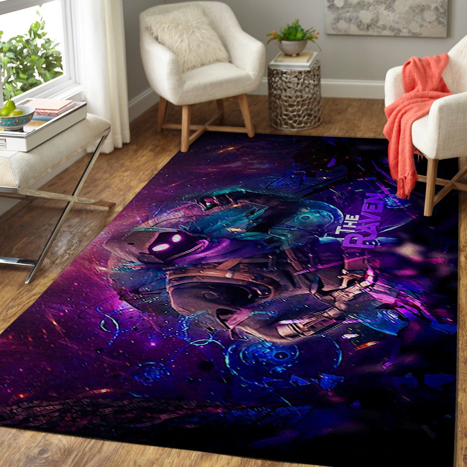 Fortnite Area Rug Video Game Gamer Regtangle V48  Chussin | Home Decor Easily