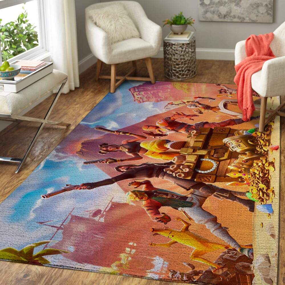 Fortnite Area Rug Video Game Gamer Regtangle V57  Chussin | Home Decor Easily
