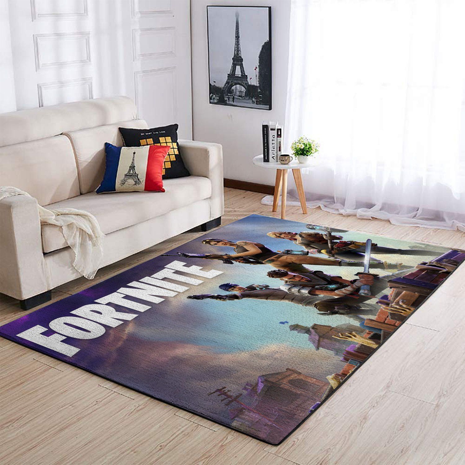 Fortnite Area Rug Video Game Gamer Regtangle V60  Chussin | Home Decor Easily