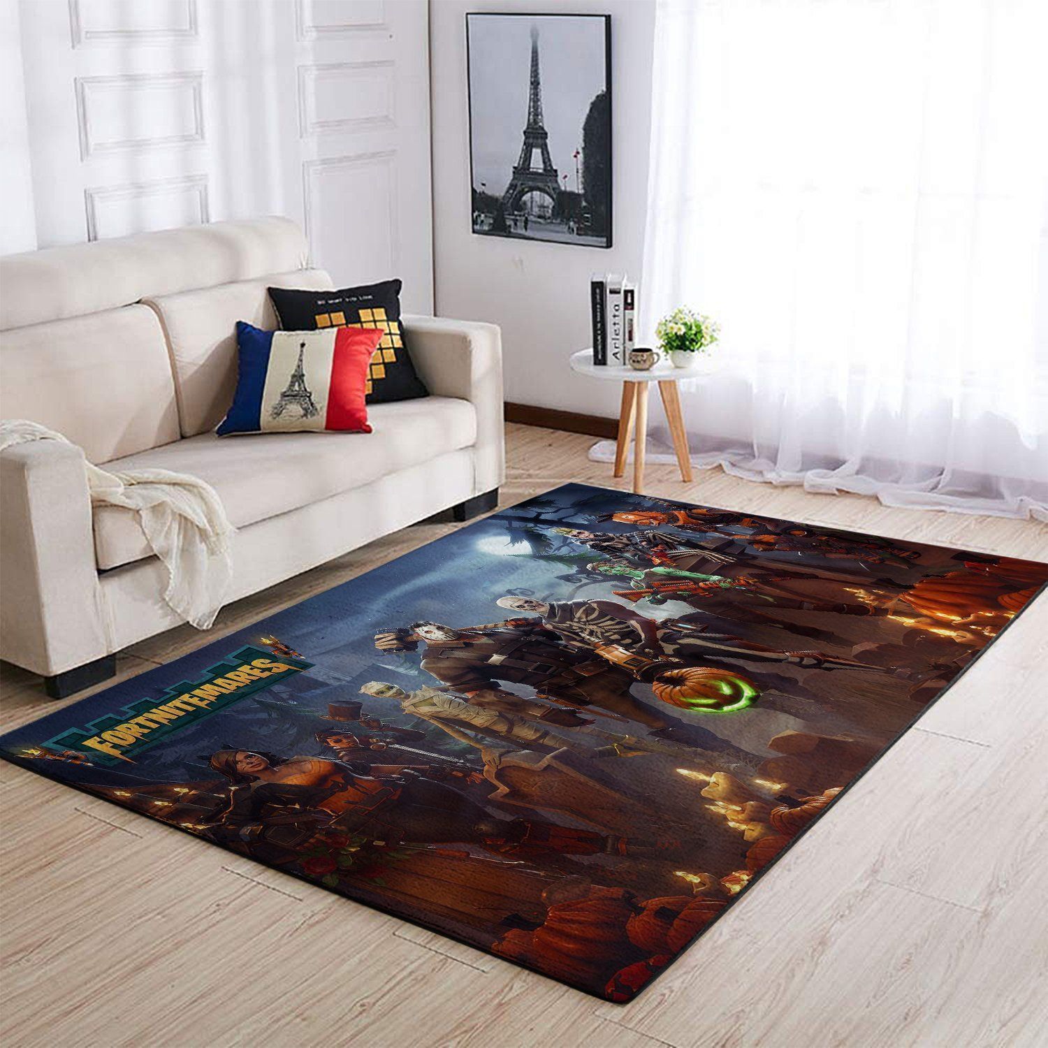 Fortnite Area Rug Video Game Gamer Regtangle V62  Chussin | Home Decor Easily