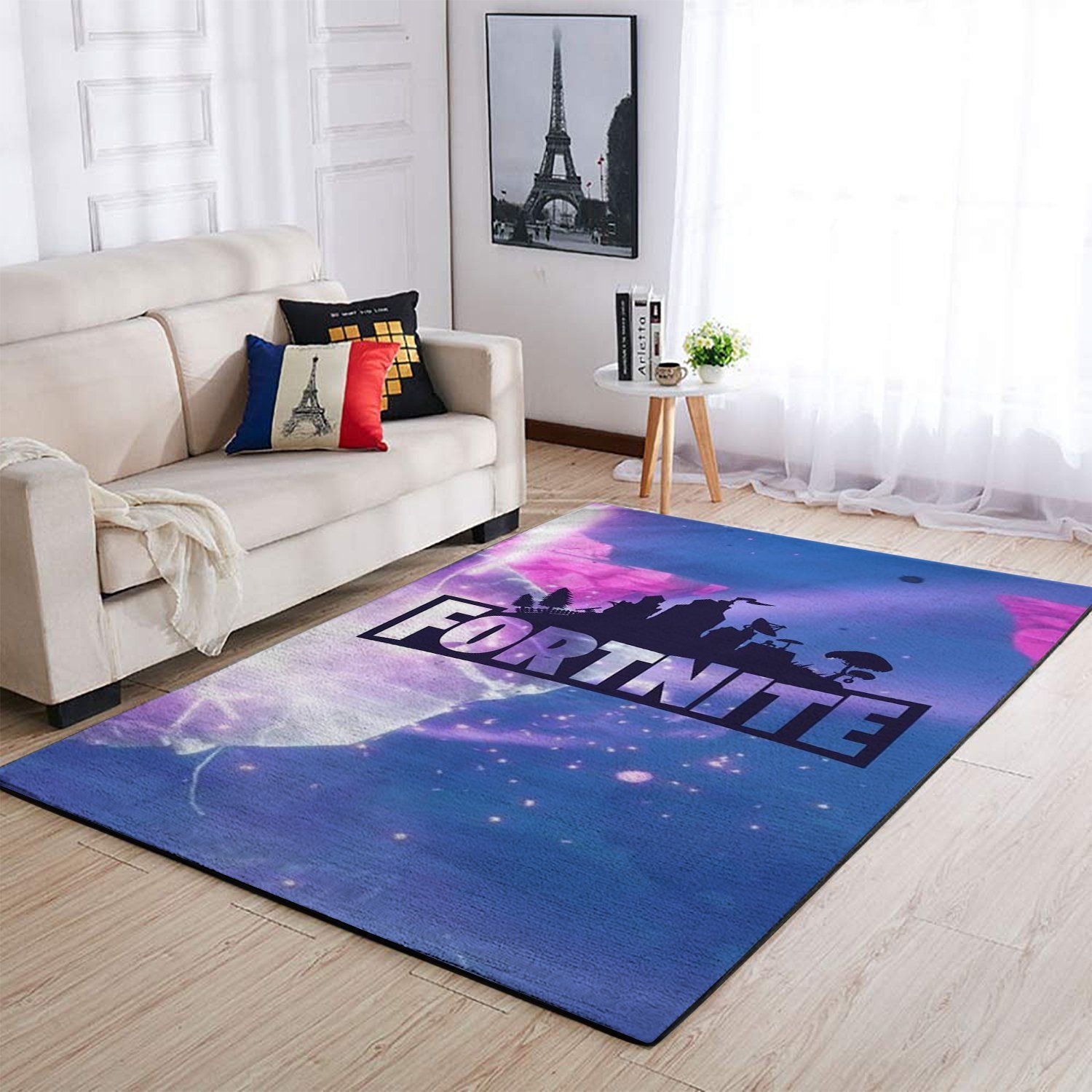 Fortnite Area Rug Video Game Gamer Regtangle V63  Chussin | Home Decor Easily