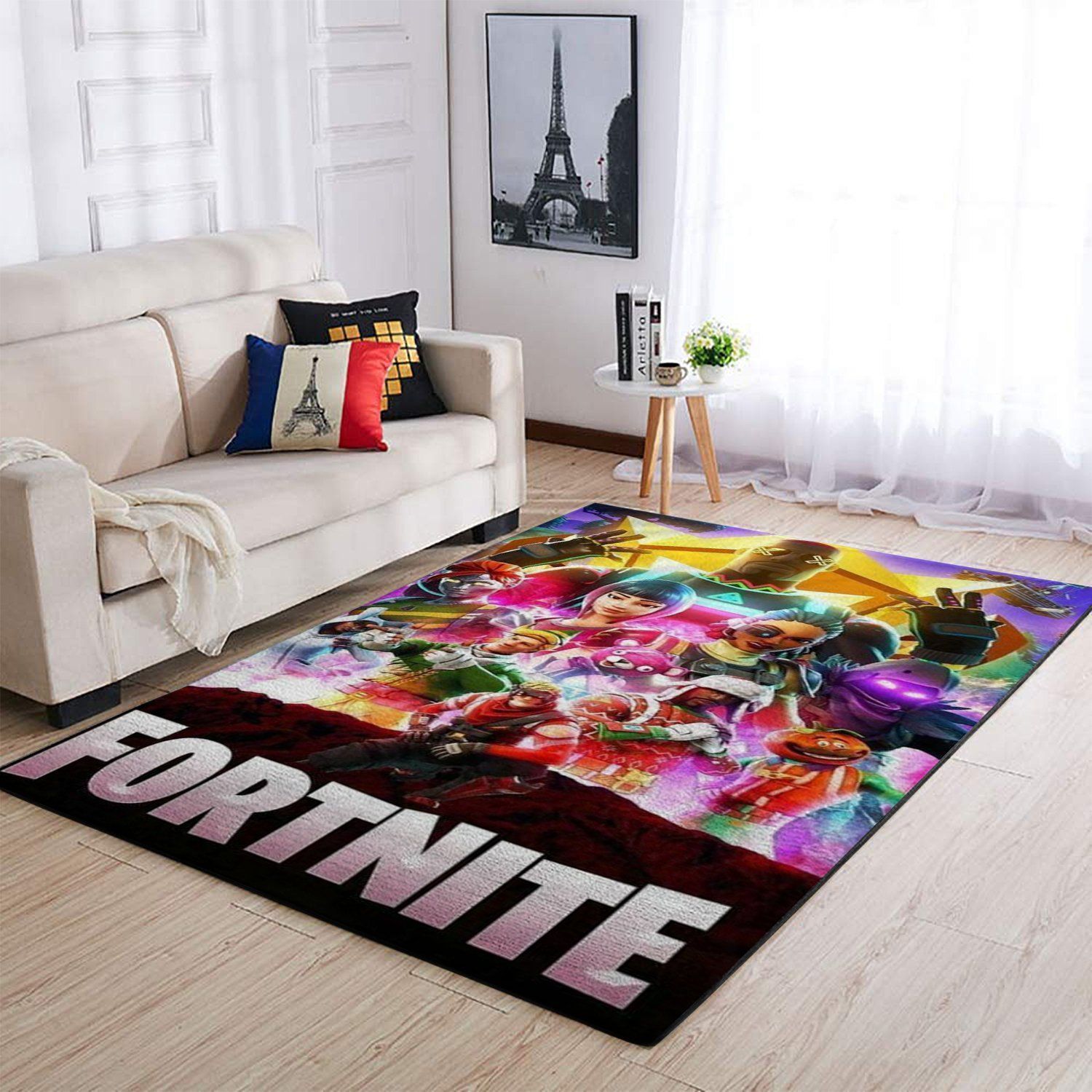 Fortnite Area Rug Video Game Gamer Regtangle V65  Chussin | Home Decor Easily