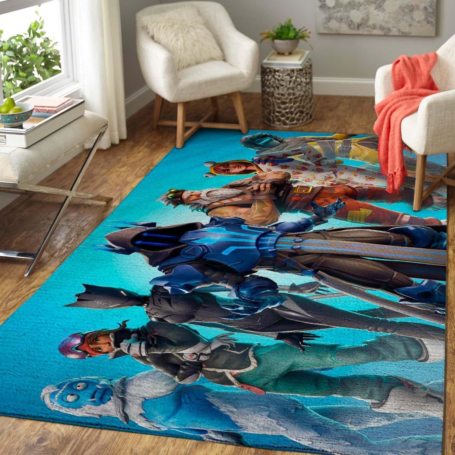 Fortnite Fans Area Rug gaming 2  Chussin | Home Decor Easily