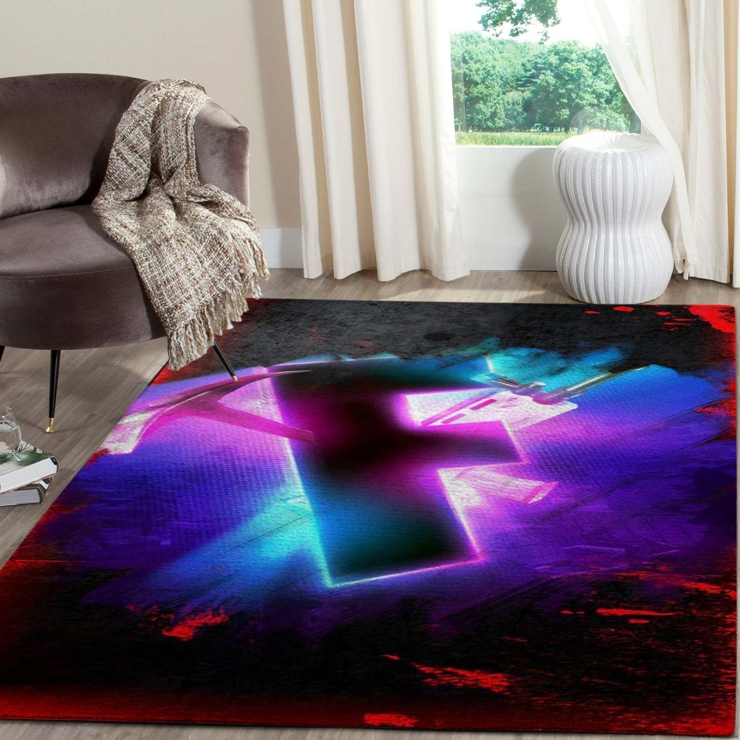Fortnite Logo Gaming Area Fn161238 Rug Regtangle  Chussin | Home Decor Easily