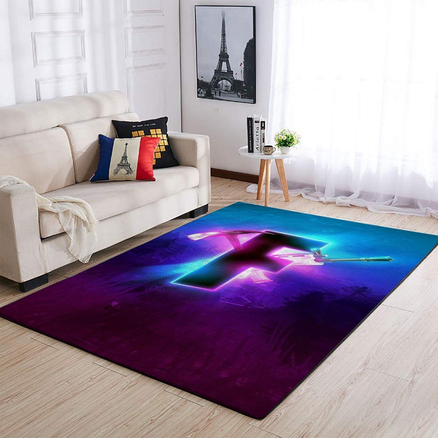 Fortnite Rug Gaming Rug Regtangle V1009  Chussin | Home Decor Easily