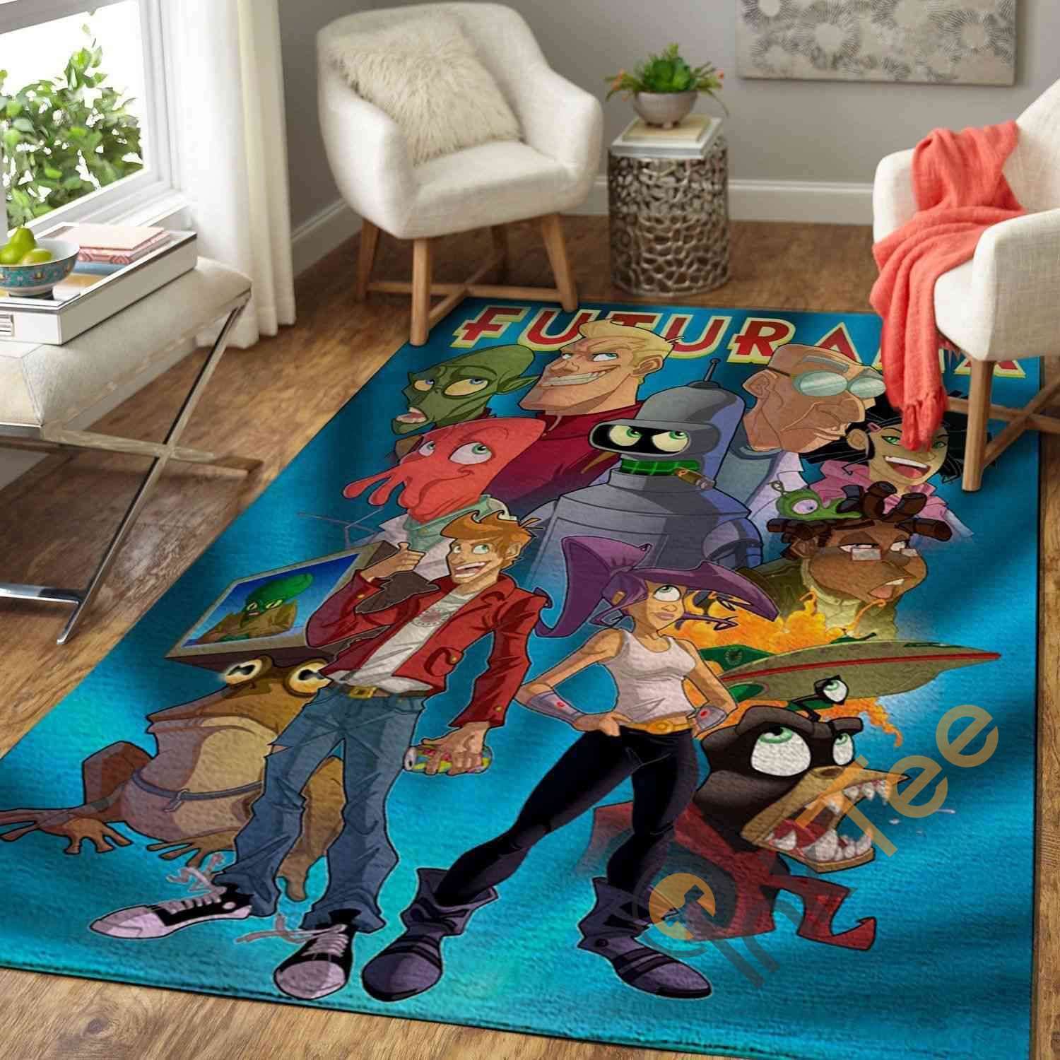 Futurama Area Rug -  Chussin | Home Decor Easily