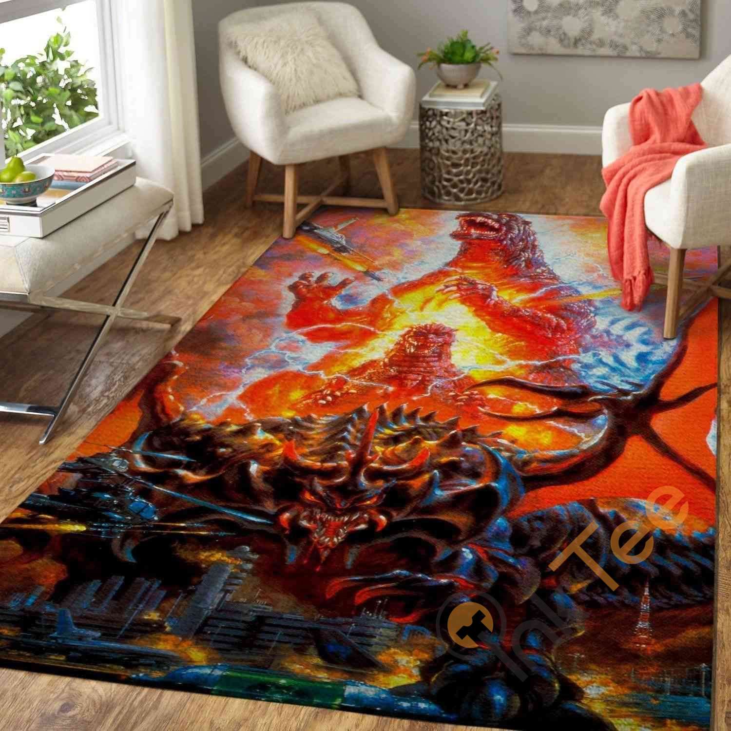 Godzilla Area Rug - Chussin | Home Decor Easily