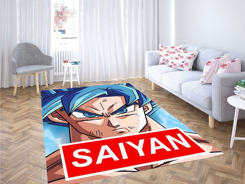 Goku Super Saiyan God Living Room Modern Carpet Rug -  Chussin | Home Decor Easily