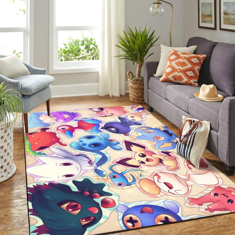 Goku Vegeta Blue Area Rug Bedroom  Chussin | Home Decor Easily