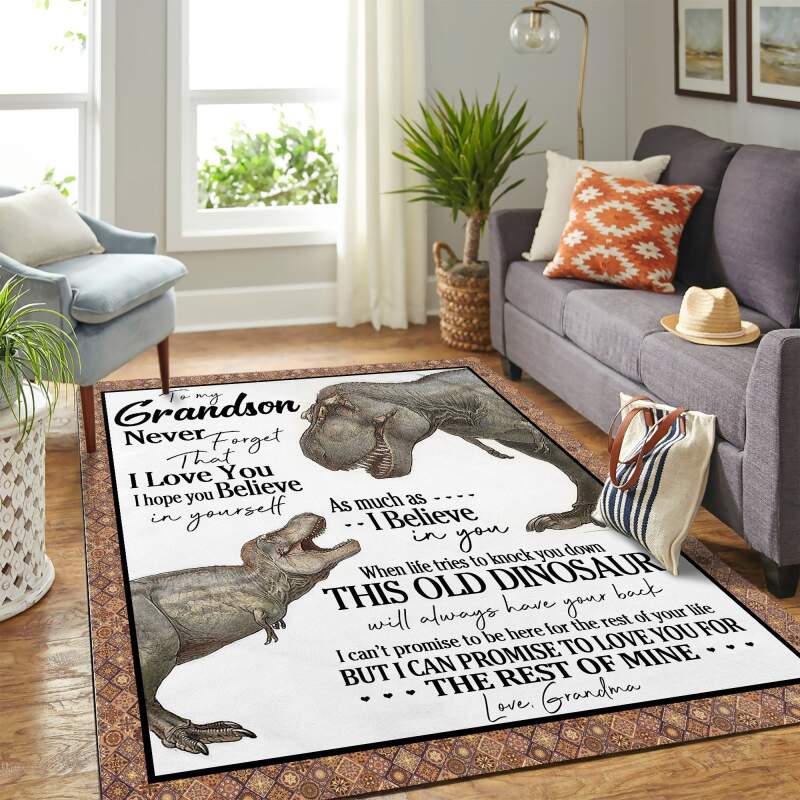 Grandma Dinosaur Dino Quilt Mk Carpet Area Rug -  Chussin | Home Decor Easily