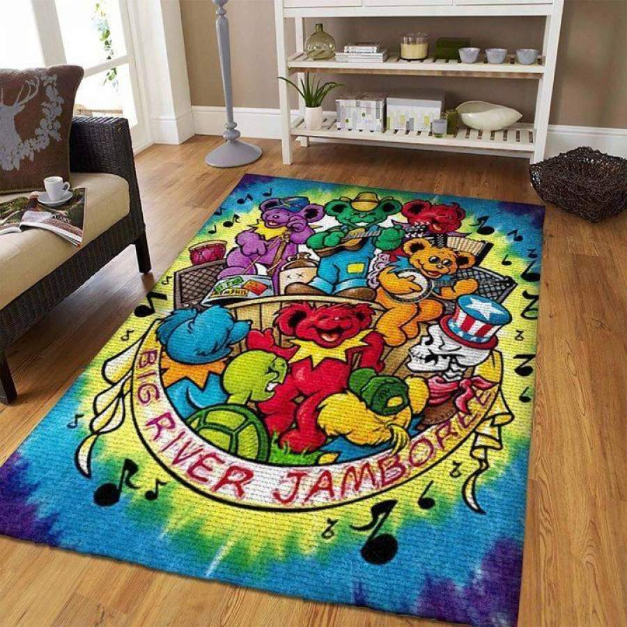 Grateful Dead Area Rug Music Ofd 1911017  Chussin | Home Decor Easily