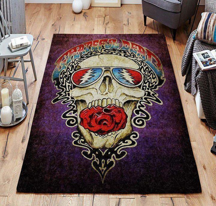 Grateful Dead Area Rug Music Ofd 19110127 Area  Chussin | Home Decor Easily