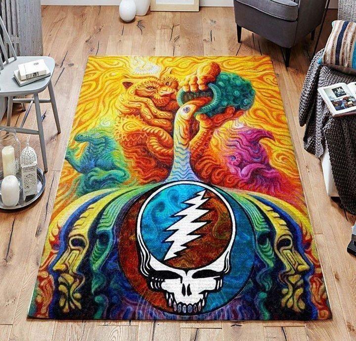 Grateful Dead Area Rug Music Ofd 1911016 Area  Chussin | Home Decor Easily