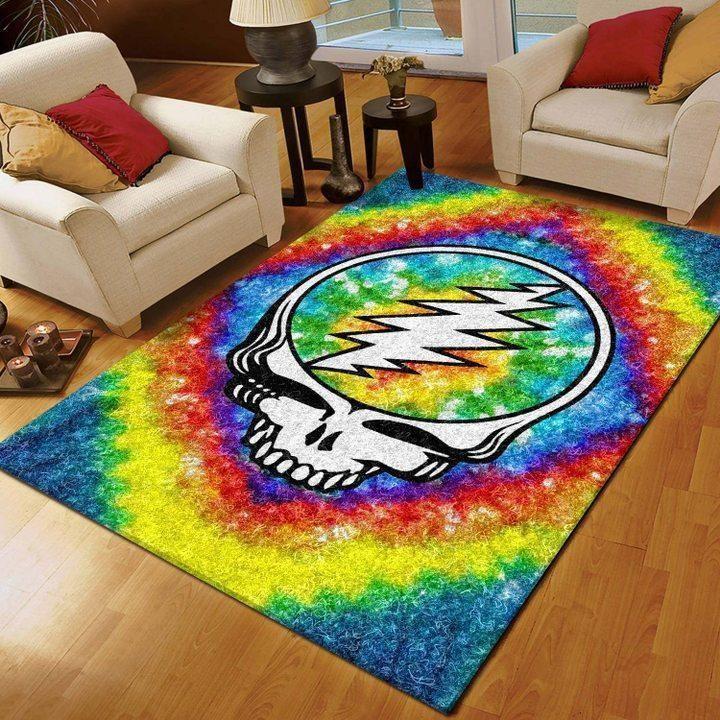Grateful Dead Area Rug Music V1800  Chussin | Home Decor Easily