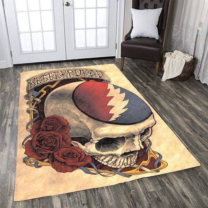 Grateful Dead Area Rug Music V1803  Chussin | Home Decor Easily