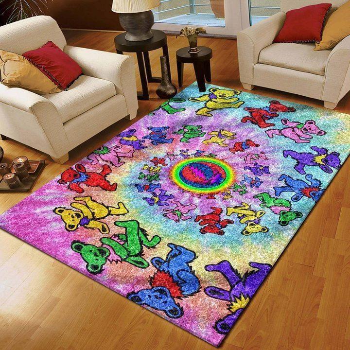 Grateful Dead Area Rug Music V1807  Chussin | Home Decor Easily