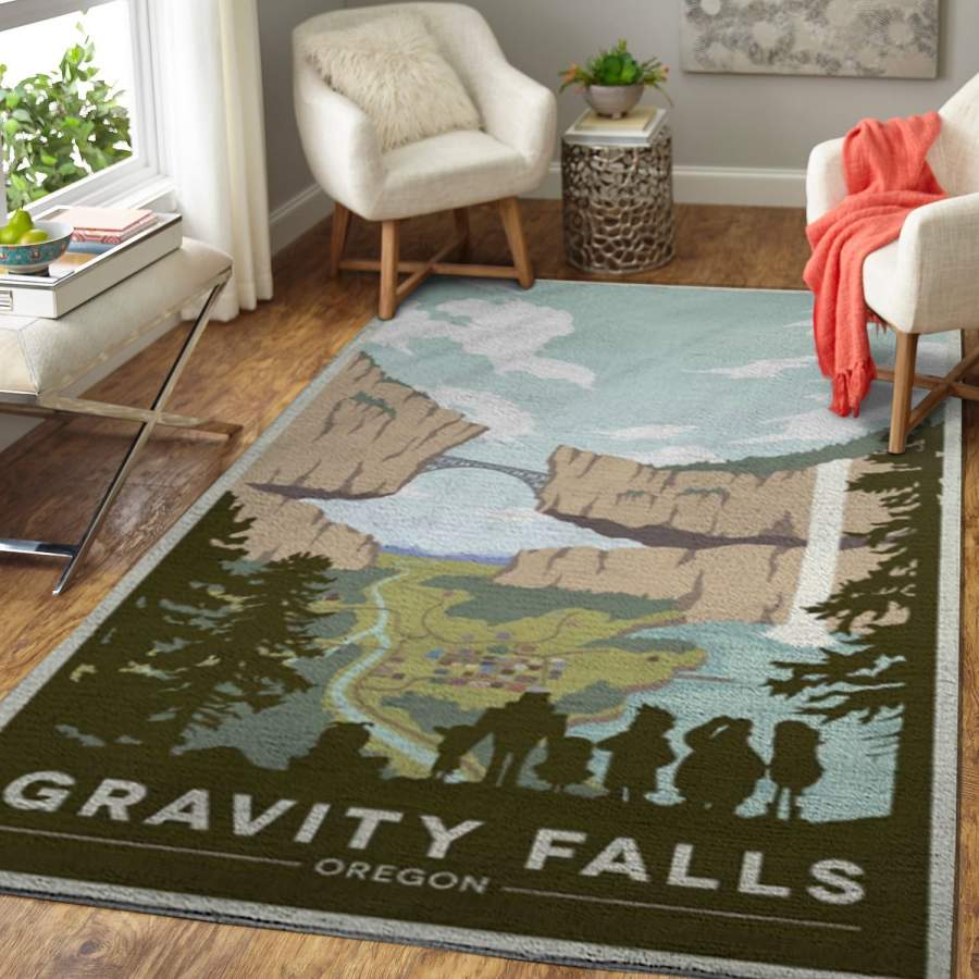 Gravity Falls Area Rug Bedroom Chussin | Home Decor Easily