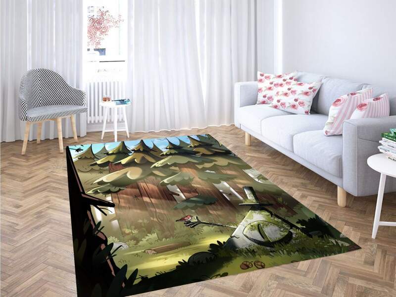 Gravity Falls Icon Rock Carpet Rug -  Chussin | Home Decor Easily