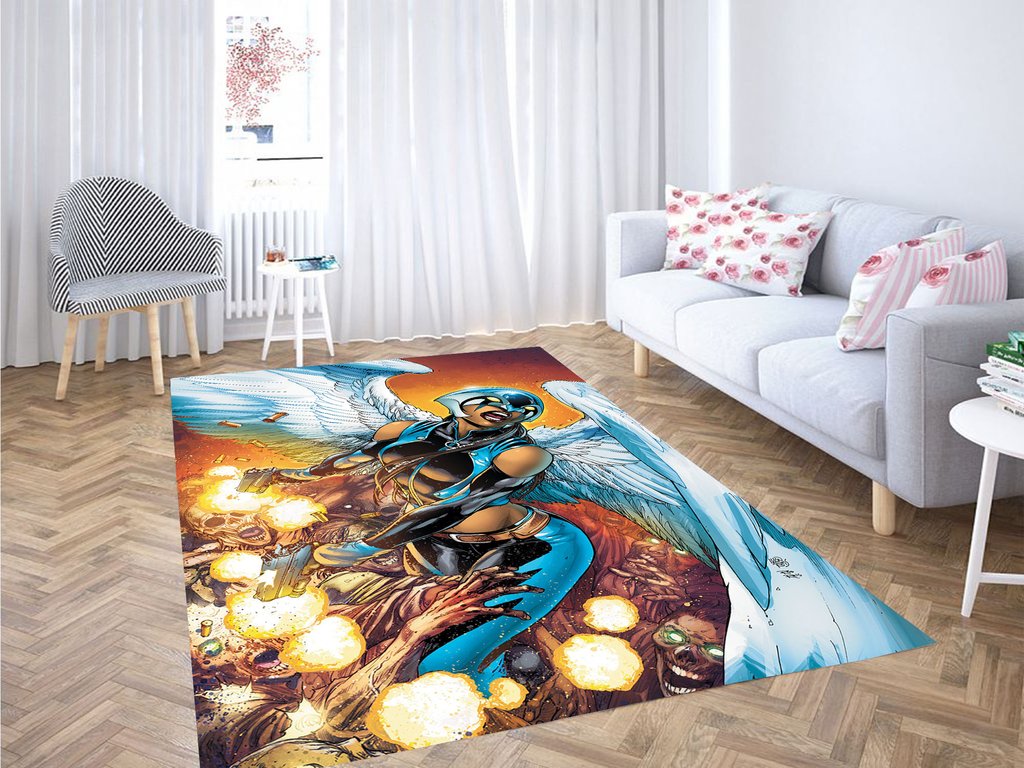 Hawkgirl Dc Living Room Modern Carpet Rug -  Chussin | Home Decor Easily
