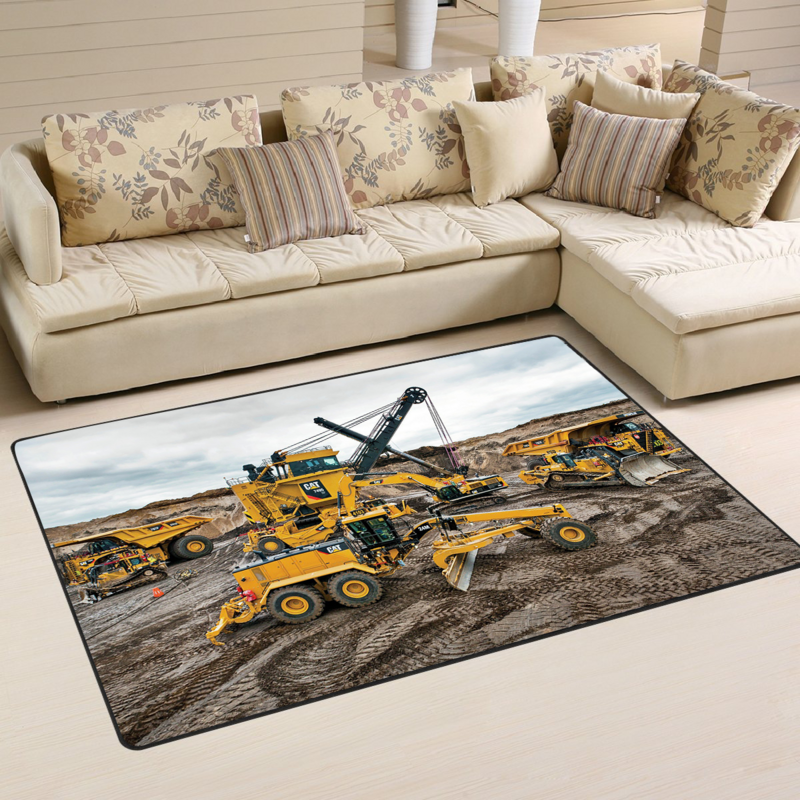 Heavy Equipment Area Rug -  Chussin | Home Decor Easily