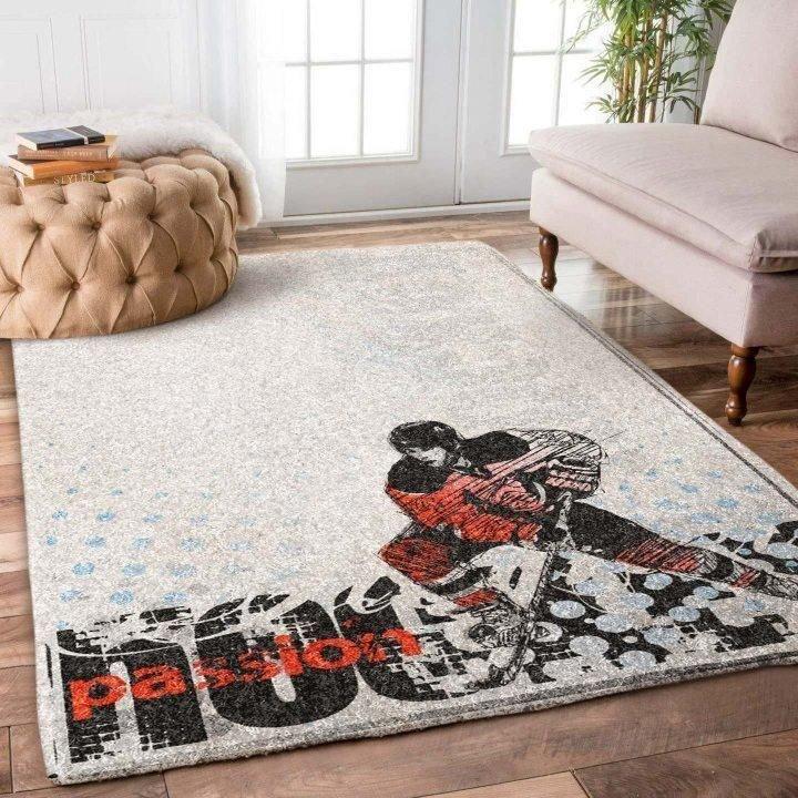 Hockey Lover Area Rugs Christmas Gift V11187  Chussin | Home Decor Easily