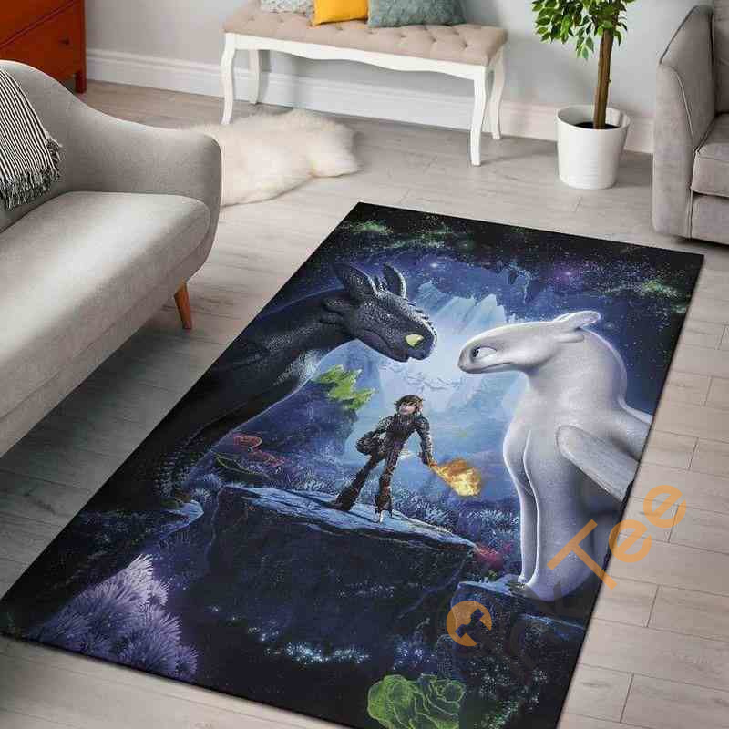 How To Train Your Dragon Area Rug -  Chussin | Home Decor Easily