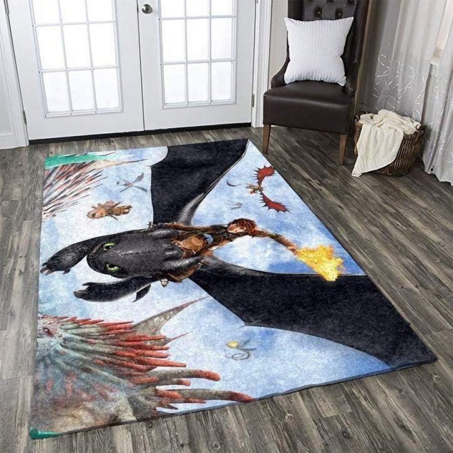 How To Train Your Dragon Area Rug Movie Ofd 101118  Chussin | Home Decor Easily