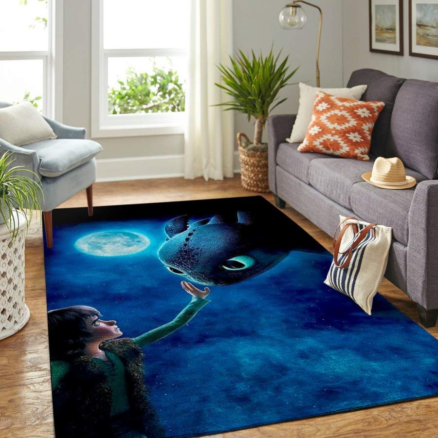 How To Train Your Dragon Area Rug Movie Ofd 190902  Chussin | Home Decor Easily