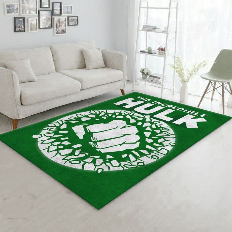 Hulk Marvel Superhero 7 Area Rug And  Chussin | Home Decor Easily