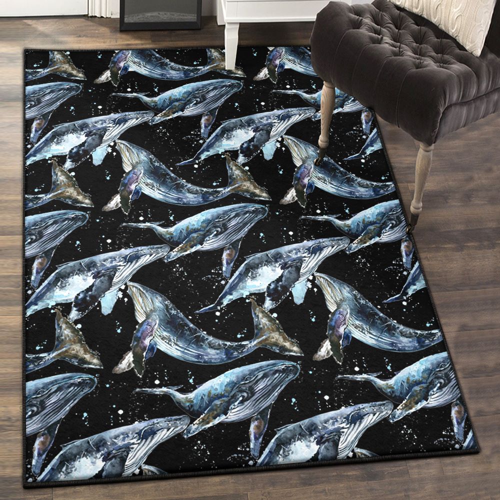 Humpback Whale Kitchen Rugs, Humpback Whale Pattern 1 GS CL Rug  Chussin | Home Decor Easily