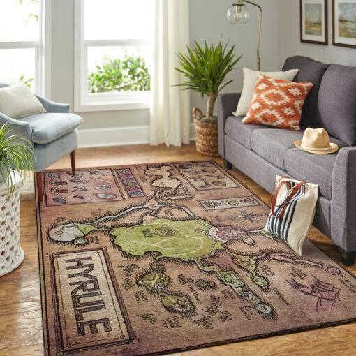 Hyrule Warriors Area Rug Gaming Gamer  Chussin | Home Decor Easily