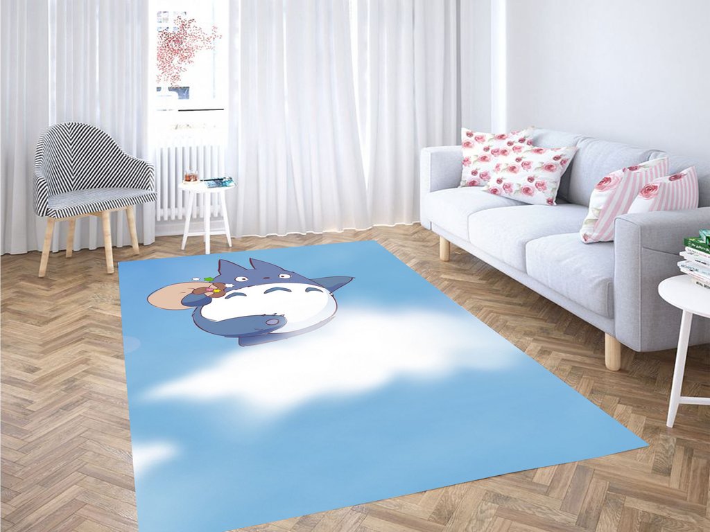 In The Sky My Neighbor Totoro Living Room Modern Carpet Rug -  Chussin | Home Decor Easily