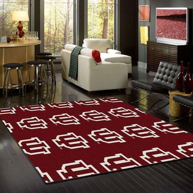 Indiana Hoosiers Area Rug Football Team Logo V11149 Chussin | Home Decor Easily