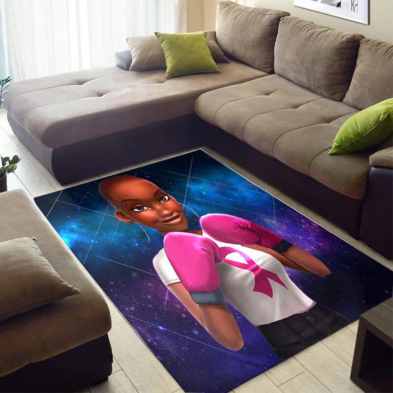 Inspired African Style Pretty American Black Art Melanin Afro Girl Floor Living Room Rug -  Chussin | Home Decor Easily