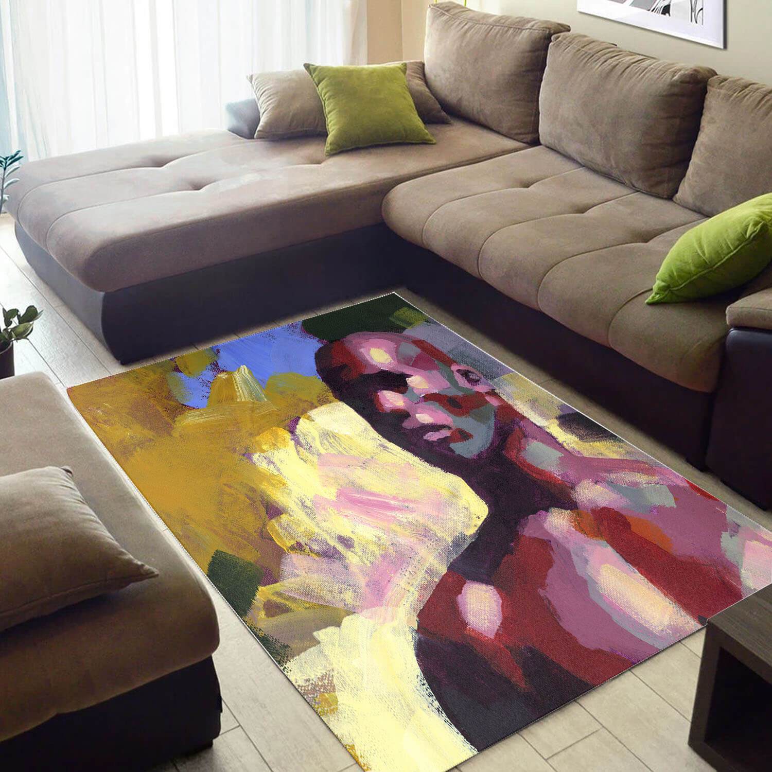 Inspired African Style Pretty American Girl Large Carpet Themed Home Rug -  Chussin | Home Decor Easily