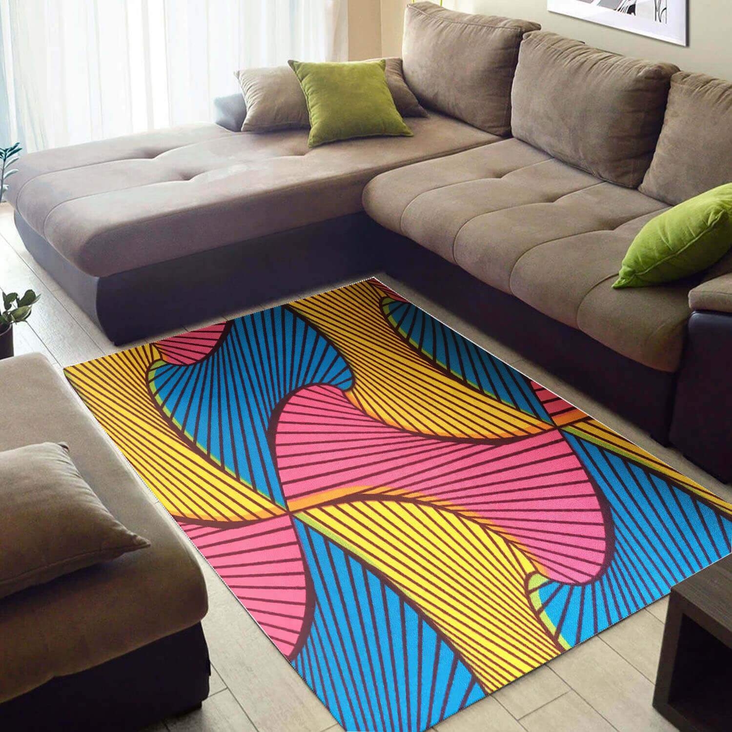 Inspired African Vintage Print Afrocentric Art Carpet Themed Home Rug -  Chussin | Home Decor Easily