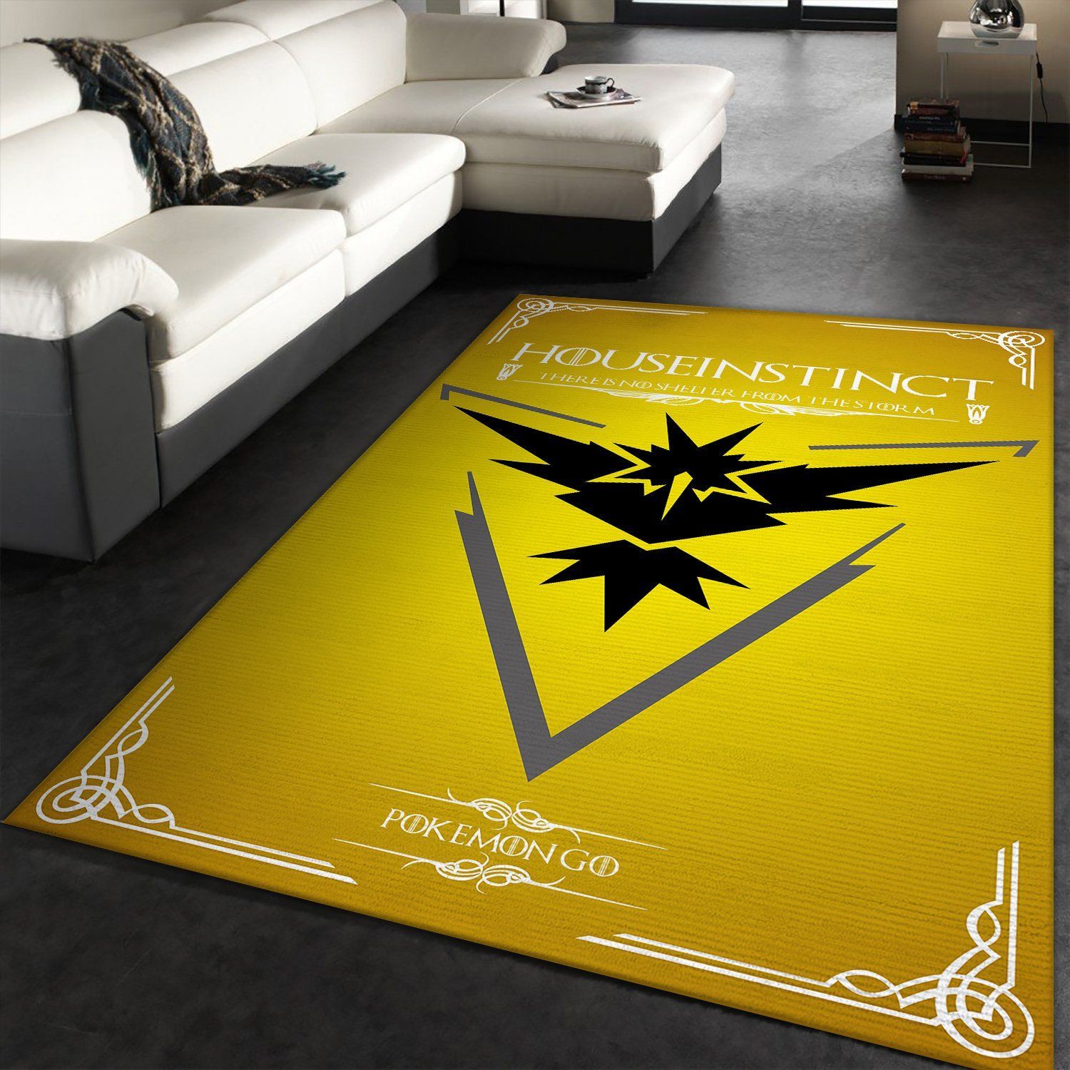 Instinct Pokemon Go Team Rug – Custom Size And Printing -  Chussin | Home Decor Easily