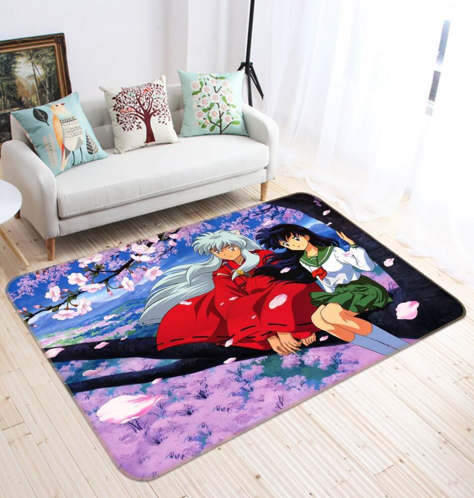 Inuyasha Anime 2 Area Rug And  Chussin | Home Decor Easily