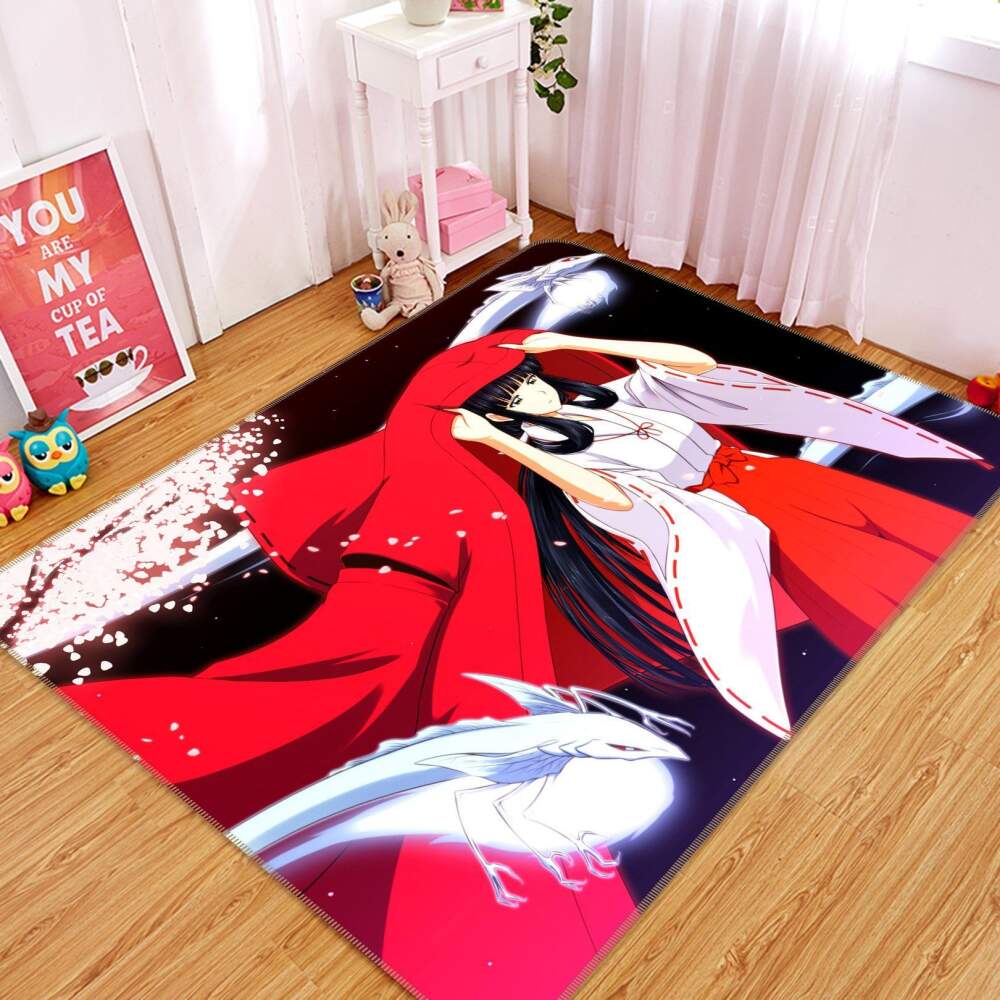 Inuyasha Anime 25 Area Rug And  Chussin | Home Decor Easily