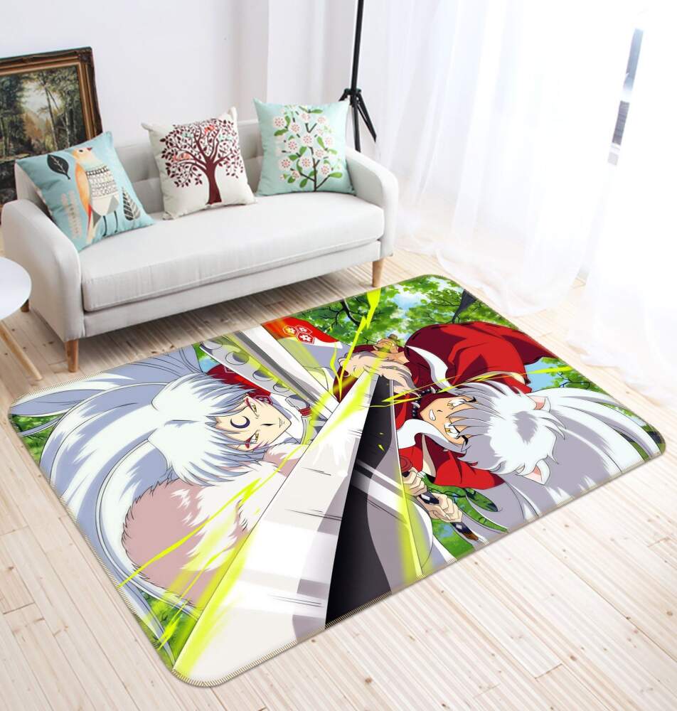 Inuyasha Anime 26 Area Rug And  Chussin | Home Decor Easily