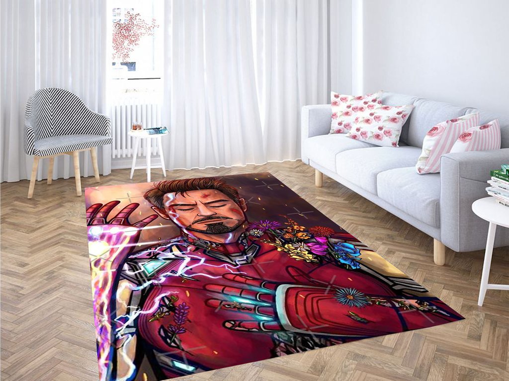 Ironman Wallpaper Living Room Modern Carpet Rug -  Chussin | Home Decor Easily