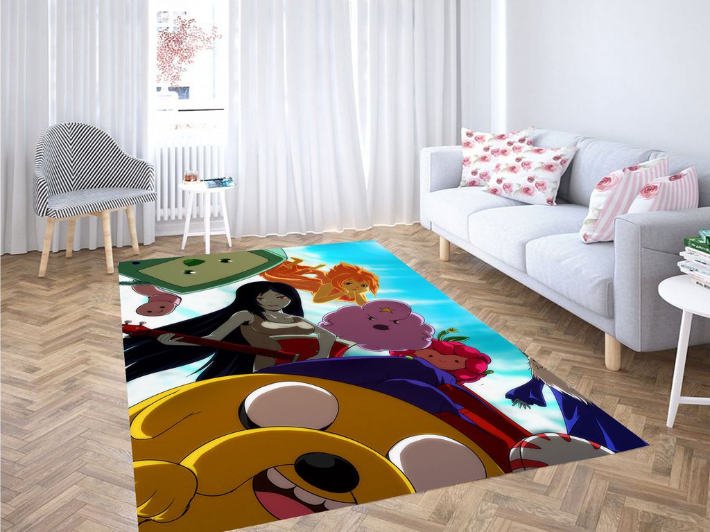 Jack And Friends Adventure Time Living Room Modern Carpet Rug -  Chussin | Home Decor Easily