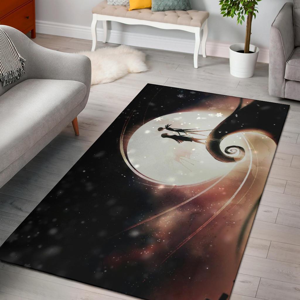 Jack & Sally Hd Art Area Rug -  Chussin | Home Decor Easily