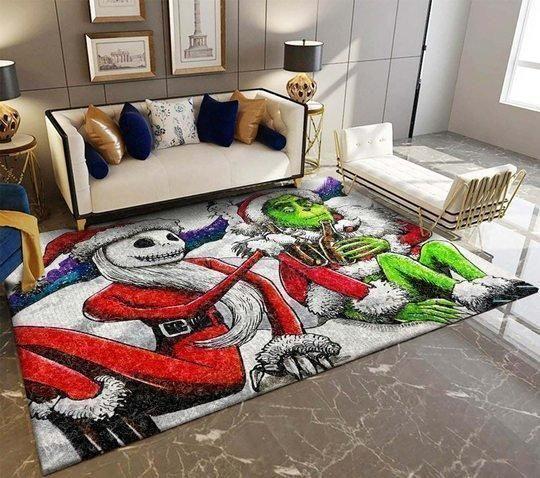 Jack Skellington & Grinch Rugs The Nightmare Before Christmas  Chussin | Home Decor Easily