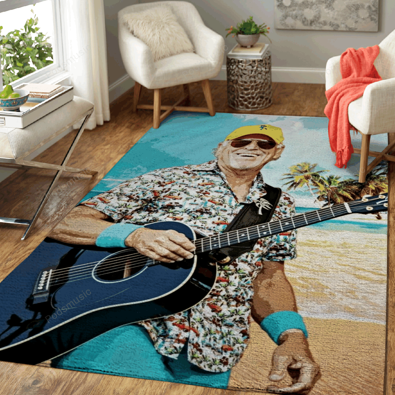 Jimmy Buffett In Beach Music Art For Fans Area Chussin | Home Decor Easily