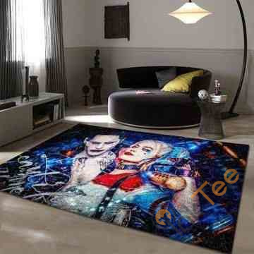 Joker Harley Quinn Area Rug - Chussin | Home Decor Easily