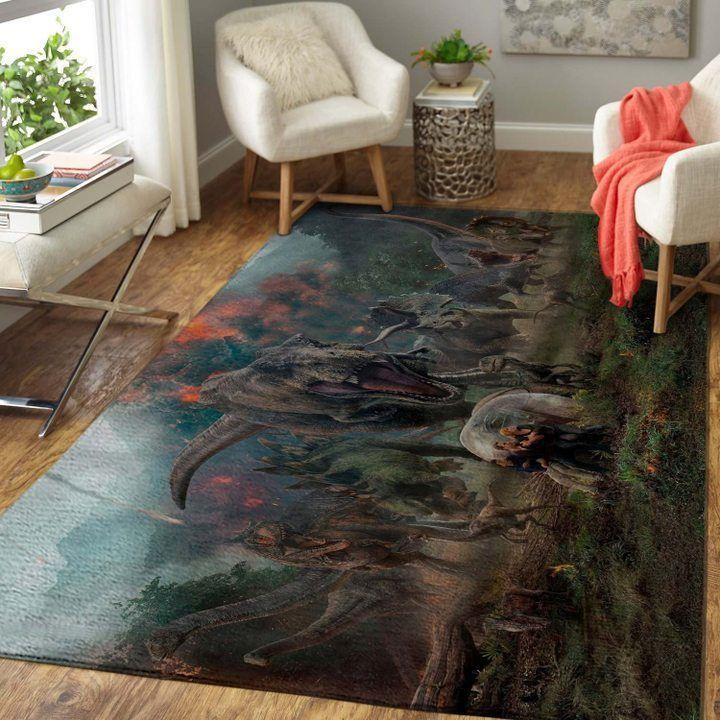 Jurassic World Movies Area Rugs Fn051245  Chussin | Home Decor Easily