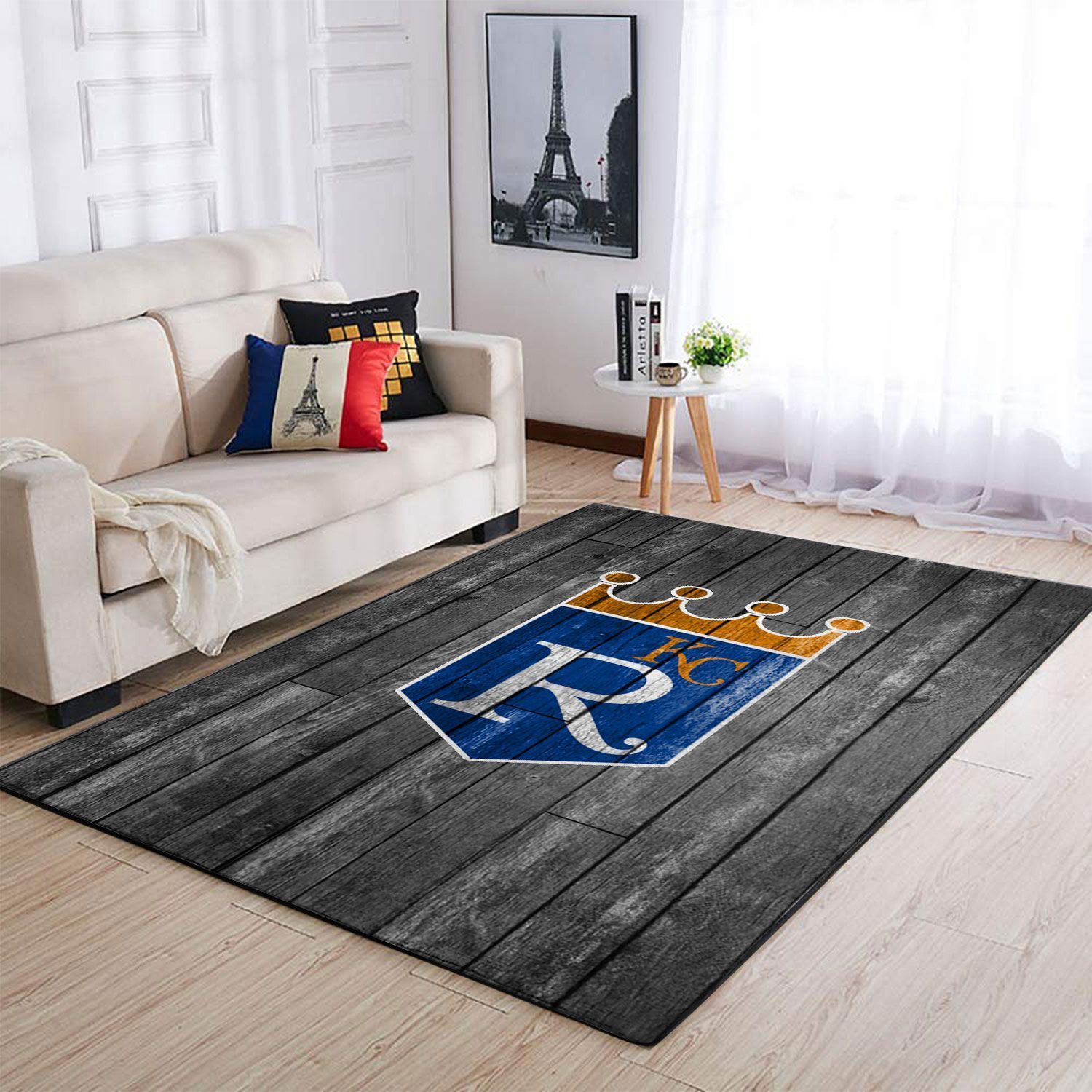 Kansas City Royals Mlb Area Rugs Baseball Team Logo Wooden  Chussin | Home Decor Easily